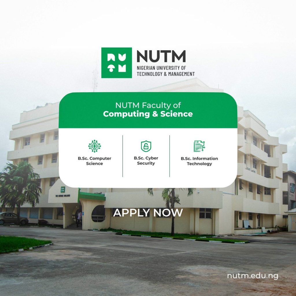 NUTM Undergraduate Admission Form 2025/2026